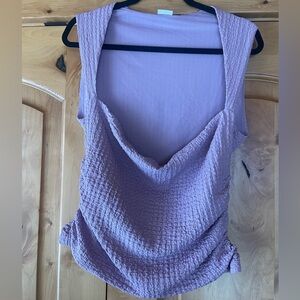 Abercrombie & Fitch Lavender Ava Bubble Top